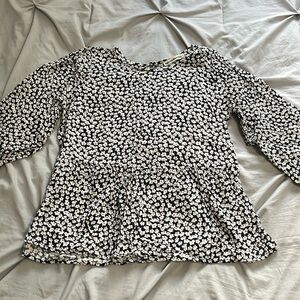 Abercrombie 3/4 sleeve blouse